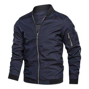 Top qualité vente chaude personnalisé Baseball hiver Satin Varsity vestes dernière arrivée col montant fermeture éclair toile coupe-vent - Product Image 2