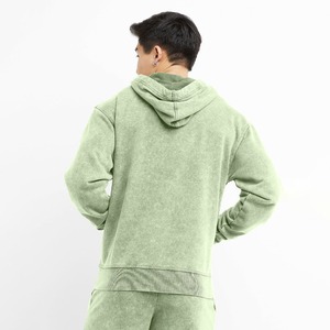 OEM Custom Made Men's Acid Washed Hoodies avec tissu de qualité supérieure Design personnalisé Impression Quick Dry Breathable Acid Wash sweats à capuche - Product Image 2