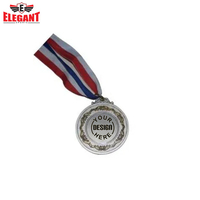 Récompenses en métal, parfaites pour les compétitions sportives, médailles en argent, meilleure vente, médailles en argent par Elegant Sports