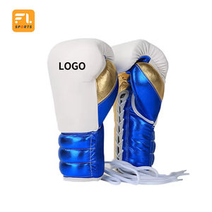 Gants MMA adultes de haute qualité pour l'entraînement au combat thaïlandais Gants de boxe 8oz/10oz/12oz/14oz en cuir et cuir PU - Product Image 6