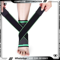 Manchon de compression plantaire pour soccer et basketball, protection de la cheville, chaussette de pied, bandeau de cheville, personnalisation
