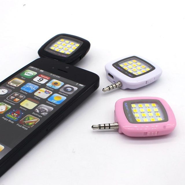 Built-in 16 Led Lights LED FLASH for Camera Phone Support for Multiple Photography Mini Selfie Sync Led Flash