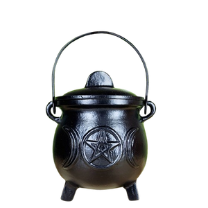 Quemador de caldero de hierro fundido de alta calidad para el diseño de decoración festiva del hogar con quemador de incienso de diseño de acabado pintado - Product Image 3