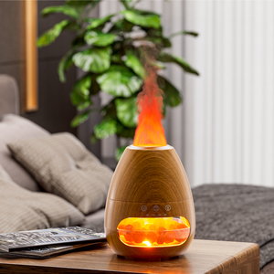 Tự Nhiên Máy Lọc Không Khí 2024 Phổ Biến Ngọn Lửa Khuếch Tán Ánh Sáng Ban Đêm Món Quà Thiết Lập Trang Trí Nội Thất Himalaya Muối Đèn Hương Thơm Ngọn Lửa Ngọn Lửa Tạo Độ Ẩm - Product Image 4