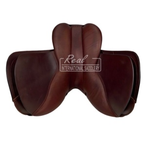 Vibrating Horse Saddle Premium Leather Jumping Saddle Custom Design for Racing and <b>Dressage</b> Riders - Product Image 3