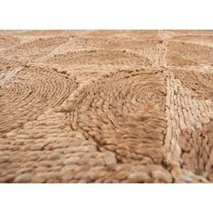 พรมลายเรขาคณิตจากเส้นใยป่านและปอกระเจาสีแดงและสีส้มแบบทอเรียบสำหรับใช้ในบ้าน-PDJT-621 - Product Image 3