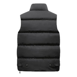 Custom High Quality Down Vest Sleeveless Vest Padded <b>Waistcoat</b> with Pocket <b>Quilted</b> Down Vest for Men - Product Image 6