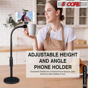Support de téléphone portable 5Core pour bureau, bras articulé réglable, support pour tablette et téléphone portable - Product Image 6