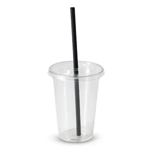 23Cm Ø0.8Cm Black Jumbo Vertical Rolled Paper Drinking Straws Non-Toxic <b>For</b> Cocktail Bars - 3450 pcs/carton - Product Image 6
