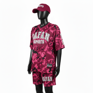 Conjunto corto de malla de poliéster para mujer, 150 GSM, tela transpirable, estampado por sublimación, logotipo con apliques de tela twill, conjuntos para mujer 100% algodón - Product Image 4