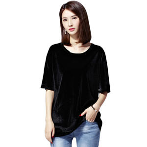 High Quality Men's <b>Crop</b> <b>Top</b> <b>Velvet</b>/Velour T-Shirts Full Sleeves New Condition XL V-Neck Breathable Fashionable Casual RABUSH - Product Image 2