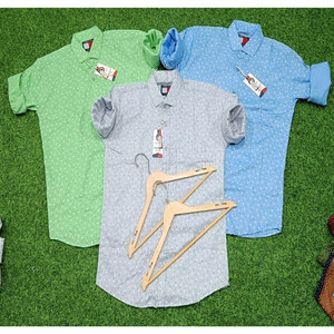 เสื้อเชิ้ตผ้าสักหลาดลายสก็อตผ้าฝ้าย100% พรีเมี่ยมสำหรับผู้ชายและเด็กผู้ชายเสื้อยืดสำหรับวันหยุดพักผ่อน - Product Image 6