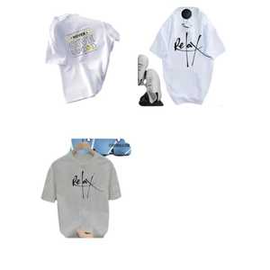 Camiseta de algodón de talla grande 100% para hombre de alta calidad, telas de alta calidad, contrataciones personalizadas, camisetas informales para hombre - Product Image 6