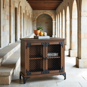 Muebles de almacenamiento multifuncionales de madera maciza de estilo granja moderna para cocina, comedor, sala de estar, escuela, hogar, entrada de Hotel - Product Image 2