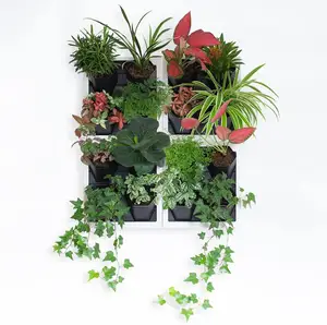 Fioriera da parete autoirrigante con 4 vasi fioriera a parete per interni ed esterni vaso per piante