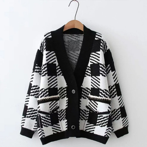 Suéter de calidad Premium para mujer Otoño Invierno suelto de punto nuevo Color diferentes suéteres de mujer al por mayor suéteres de mujer - Product Image 6