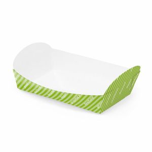 Plateaux en carton personnalisés Mod. FOLD 14x20x6 Cm - Impression laminée personnalisée avec épaisseur sur mesure - Product Image 1