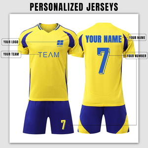 Uniforme de Fútbol Transpirable y Ligero, Camiseta y Pantalones Cortos para Clubes, Equipos y Deportes al Aire Libre - Product Image 2