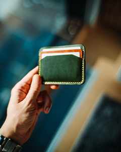 Genuine Leather Vintage Style Unisex <b>Card</b> <b>Holder</b> RFID Blocking Handmade Slim Wallet Stylish <b>Business</b> <b>Card</b> Organizer Customizable - Product Image 6