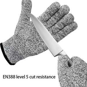 ถุงมือนิรภัยระดับ5เคลือบ PU กันบาดสำหรับคนงานก่อสร้าง - Product Image 3