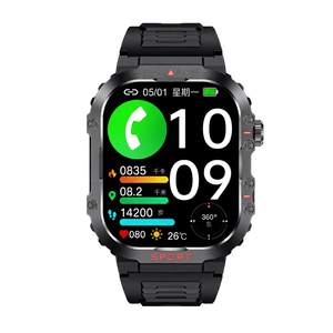 Montre connectée Lemfo G45 2.01 pouces, moniteur de fréquence cardiaque Ip67, pour les sports de plein air, hommes et femmes, moniteur d'activité physique à écran tactile - Product Image 4