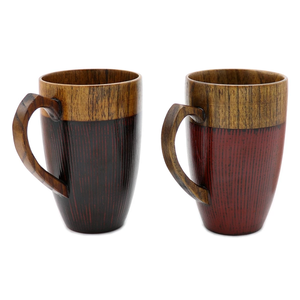 2025 New Design Wooden Beer Mug High Quality Home Decorative Item Wood <b>Top</b> Standard Product Hot Selling Indian Handicraft - Product Image 3