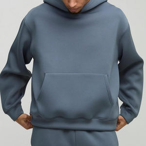 Sweat-shirt à capuche personnalisé de haute qualité pour hommes, logo personnalisé, impression en relief, fabricants de sweats à capuche unisexes, sweat-shirt uni pour hommes - Product Image 5