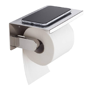 Porte-rouleaux de mouchoirs en acier inoxydable Porte-distributeur de papier de soie étanche Conception personnalisée Porte-mouchoirs en papier - Product Image 5