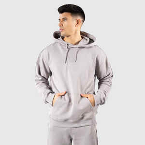Sudaderas con Capucha Extra Grandes de Moda para Hombre, Mangas Largas, 100% Algodón, Sudaderas con Capucha y Felpa, Ropa Casual, Diseño Sólido - Product Image 6