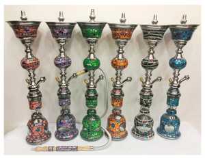 Chichas Farida en acier inoxydable laqué en nacre miniature, fabrication artisanale égyptienne, nouveau design de luxe, prix d'usine - Product Image 4