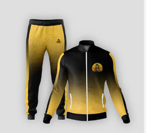 Chándal de invierno de 2 piezas de calidad premium para hombre primavera otoño sólido transpirable conjunto de 3 rayas calle Casual ecológico personalizable - Product Image 5