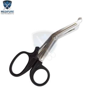 Ciseaux à pansement universels de qualité supérieure Ciseaux d'infirmière médicale en acier inoxydable pour instruments chirurgicaux de soins d'urgence - Product Image 2