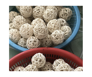 Artisanat décoratif de boule de rotin fait main naturel-exportation directe d'usine du Vietnam en vrac avec des prix globaux attrayants - Product Image 5