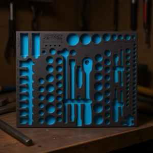 Inserto de Espuma Suave Hazet 163-369/104, Accesorio para Estuche de Herramientas de 2 Componentes - Product Image 3