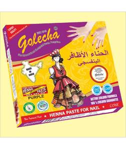 Suministro al por Mayor de Conos de Henna Morada Golecha para Uñas, Aplicación Suave, Ingredientes Naturales para Uñas a Precio de Descuento - Product Image 2