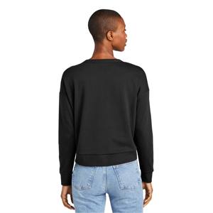 Cotton Korean <b>Women</b> <b>V</b>-<b>Neck</b> Pullover Black <b>Sweatshirt</b> - Soft and Cozy Mid-Layer for Casual Wear, Ideal for Layering in Fall - Product Image 4