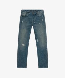Dernière conception de haute qualité Hotsales Logo personnalisé pour hommes Denim Rough Jeans Y2K Fashion Heavyweight Streetwear Jeans For All Season. - Product Image 1