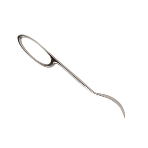 Poignée annulaire orthopédique à levier en os de 270 mm de haute qualité, entièrement courbée, 10 mm de large, en acier inoxydable allemand, pour usage manuel en milieu hospitalier, classe médicale - Product Image 5