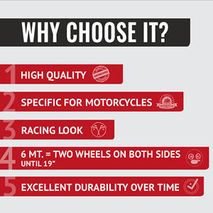 Accessorio per Ruote FUXIA FLUO 7mm con Applicatore per Moto e ATV Modello 8016408102910 - Product Image 3