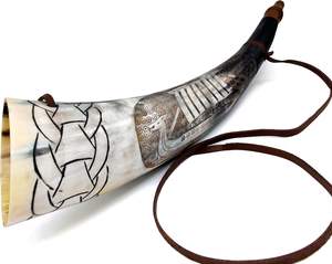 Blowing <b>Horn</b> Viking <b>Horn</b> <b>Drinking</b> <b>Horn</b>, Best Quality with High Glossy Polish From India BY HANNAN HANDICRAFT - Product Image 4