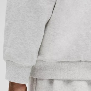 Sweat à capuche en polaire surdimensionné pour hommes Pull streetwear décontracté respirant tricoté brodé Impression numérique Poche kangourou - Product Image 6