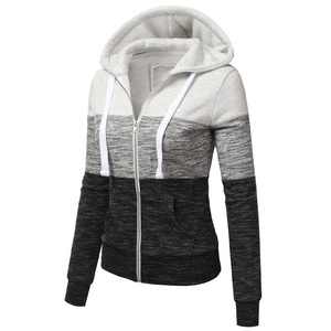 OEM Full Zipper Hoodie <b>Thermal</b> <b>Women</b> casual streetwear Drop Shoulder figures breathable Eco friendly hoodies Knitted - Product Image 5