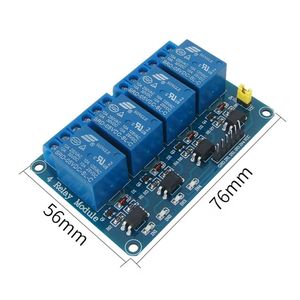 Module de relais 5V à 4 canaux avec isolation optocoupleur et indicateurs LED pour systèmes solaires - Product Image 4