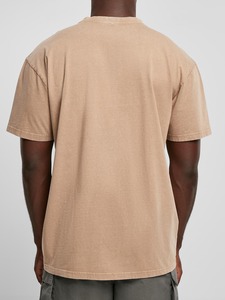 Wholesale Boxy Fit Oversize <b>Drop</b> Shoulder Tshirt 260gsm Vintage Heavy Mock Neck t Shirt for Men - Product Image 6