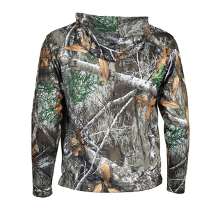 Sudadera con Capucha de Camuflaje Profesional para Caza, Táctica, Impermeable, 100% Algodón, Ligera, OEM - Product Image 4