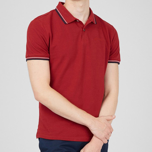 Polo en tissu respirant pour homme, manches courtes, couleur unie, coupe classique, col boutonné, vêtement décontracté pour tous les jours - Product Image 2