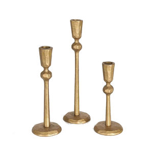 Solid Copper Candle Holder Metal Tea Light <b>Candlestick</b> Stand Round Shape for Hotel Table Decor Accessories - Product Image 1