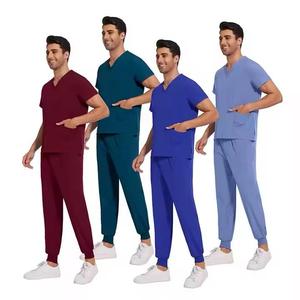 Uniformes d'allaitement personnalisés pour femmes derniers ensembles de gommage d'été toile élégante et résistante conçue pour les hôpitaux - Product Image 2