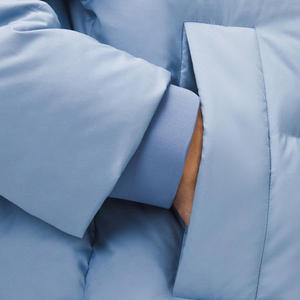 Chaqueta Acolchada para Mujer, Chaqueta Corta con Cuello Alto y Capucha, Chaqueta Corta de Invierno Cálida para Mujer, Chaqueta Corta Acolchada - Product Image 5