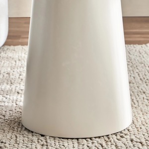 Mesa de Centro de Metal Elegante con Diseño Curvo y Acabado Plateado, Mueble Resistente Ideal para Mesa de Centro, Mesa Auxiliar o Exhibición - Product Image 3